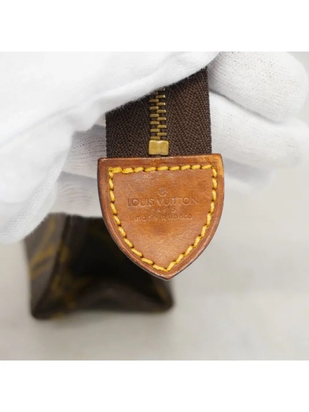 Louis Vuitton Pouch Monogram Pochette Toilet 19 Brown